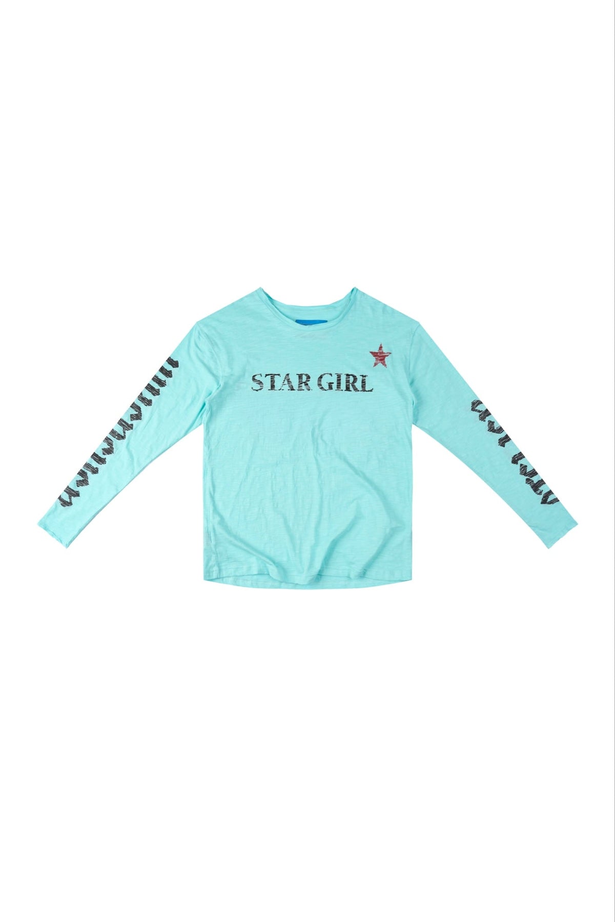 "WHENEVER" STAR GIRL LONG SLEEVE / TIFFANY BLUE