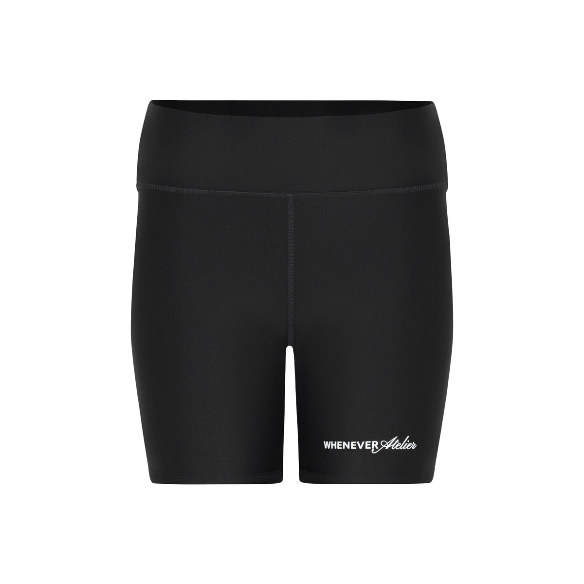 "WHENEVER" BASIC SPORTS SHORTS / BLACK