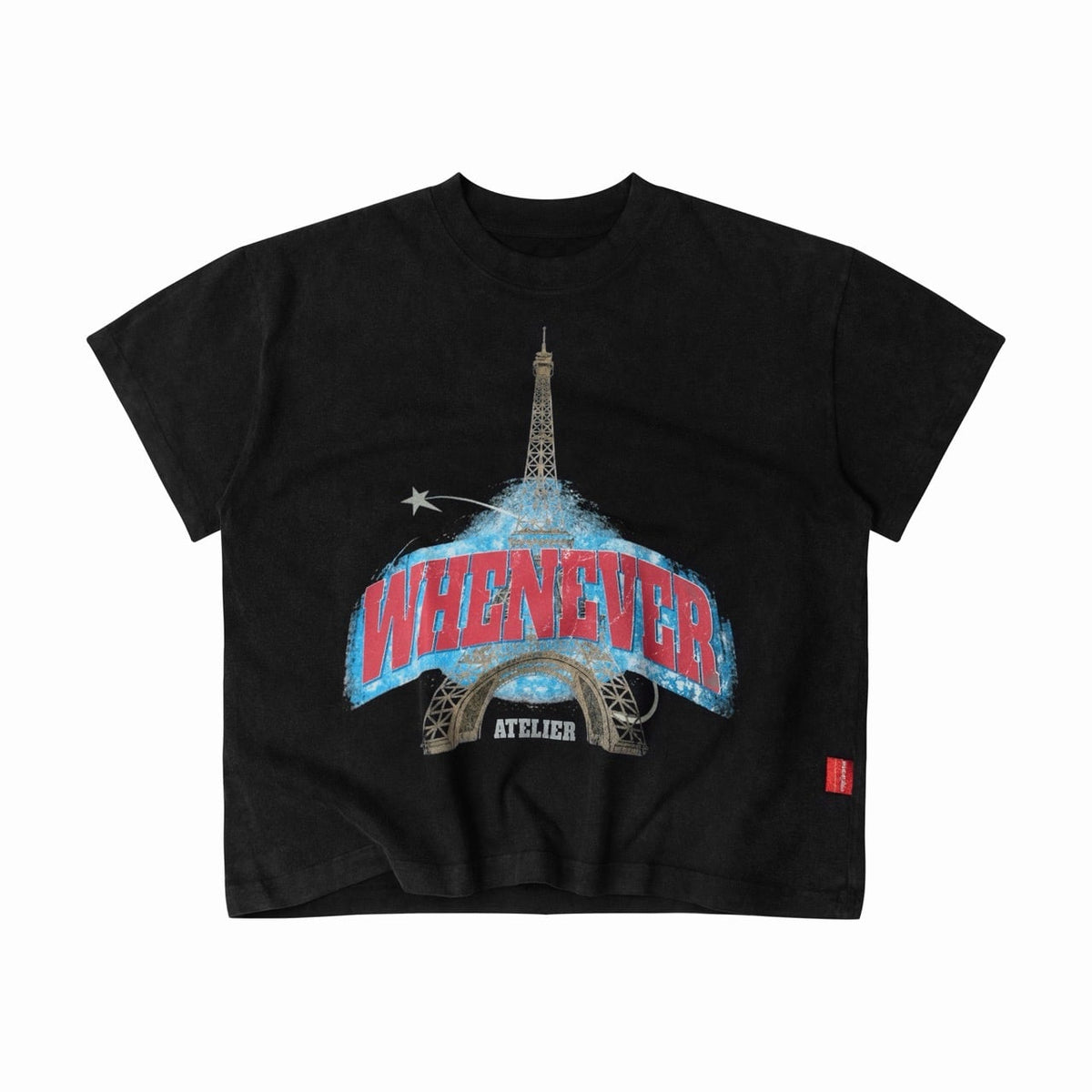 "WHENEVER" PARIS T-SHIRT / BLACK