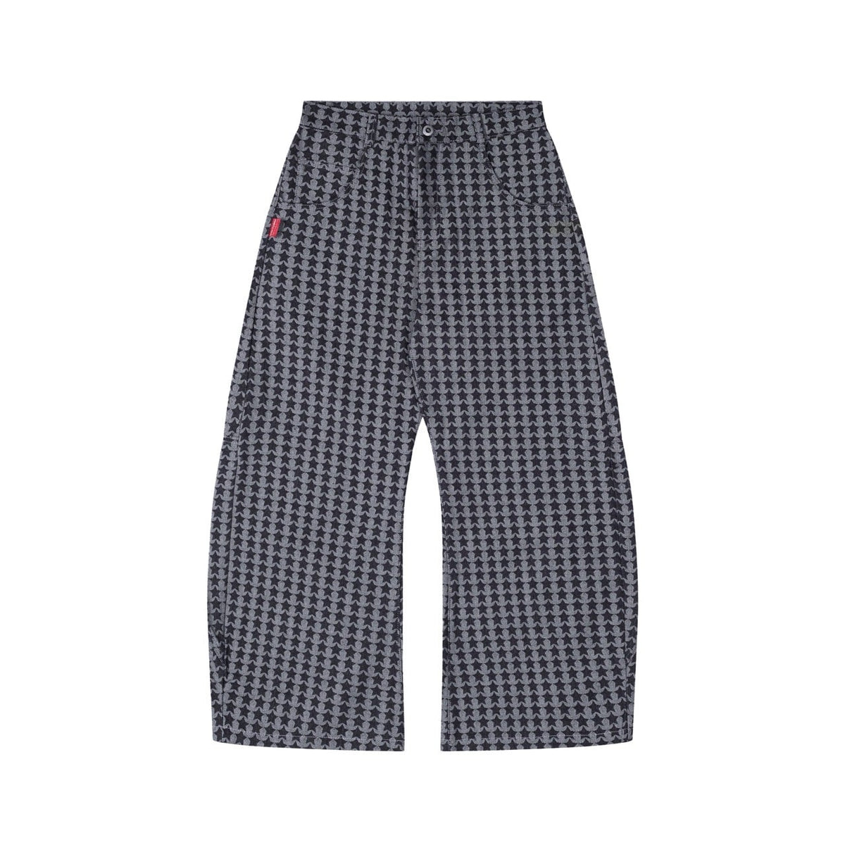 "WHENEVER" STAR RAW DENIM PANTS / BLUE