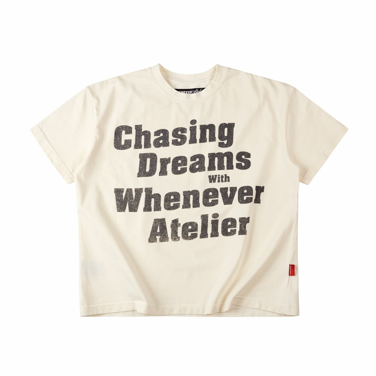 "WHENEVER" SS26 CDWWA T-SHIRT / WHITE