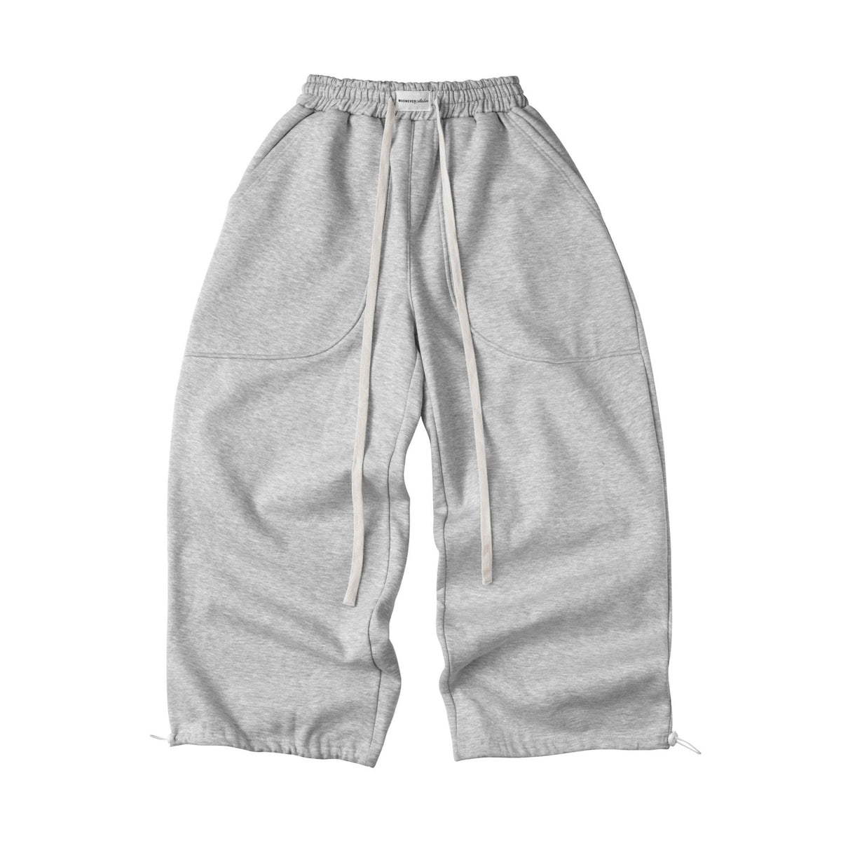 "WHENEVER" BASIC SWEATPANTS / PREMIUM GREY VER 2