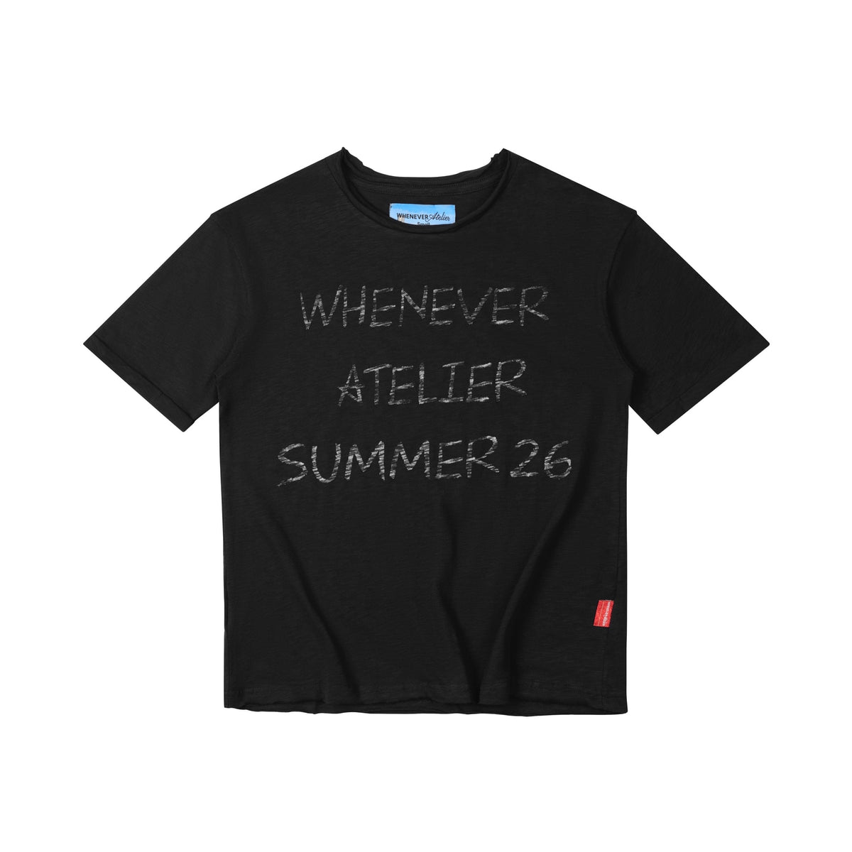 "WHENEVER" SUMMER 26 T-SHIRT / BLACK