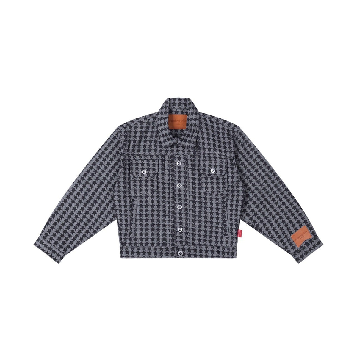 "WHENEVER" STAR RAW DENIM JACKET / BLUE