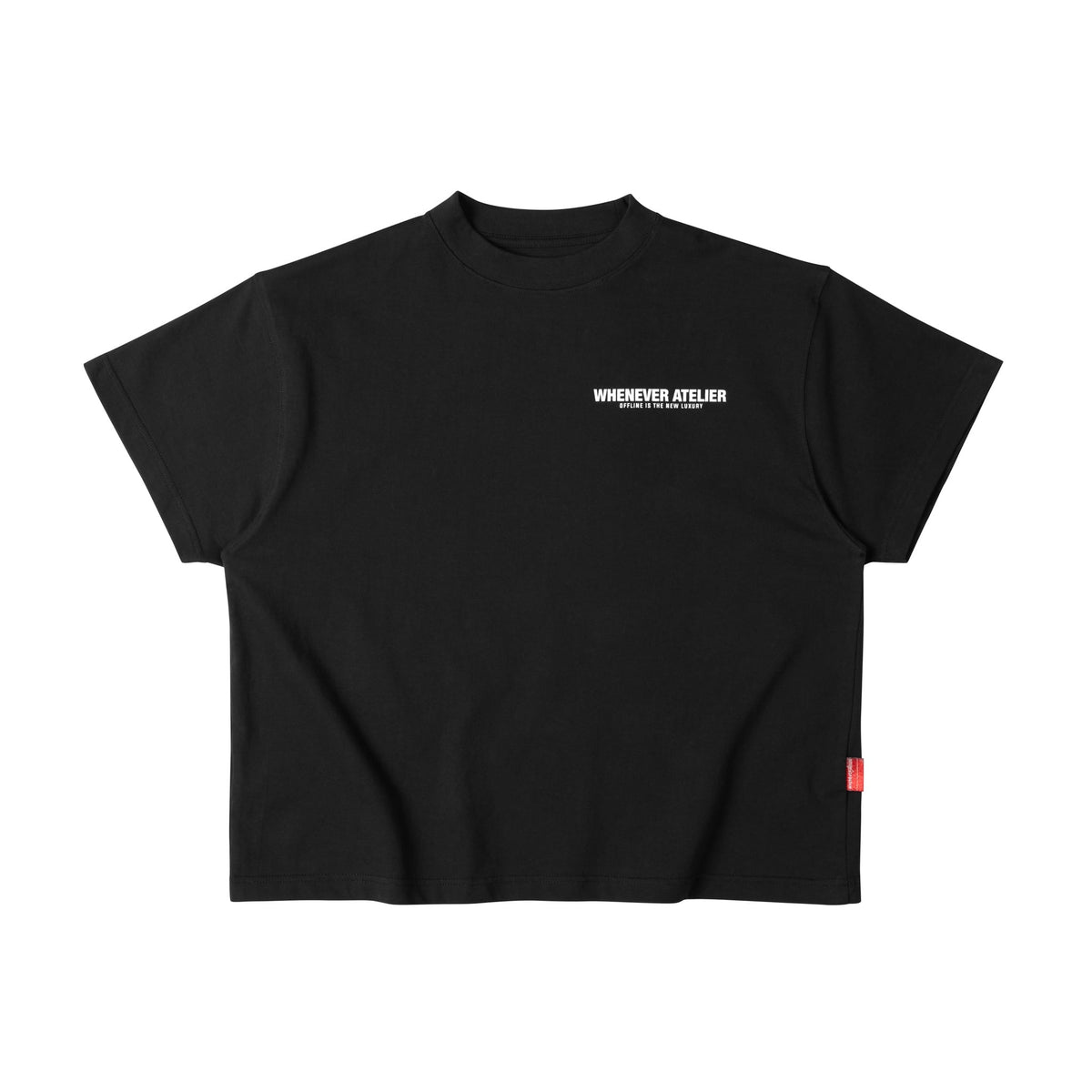 "WHENEVER" OFFLINE T-SHIRT / BLACK