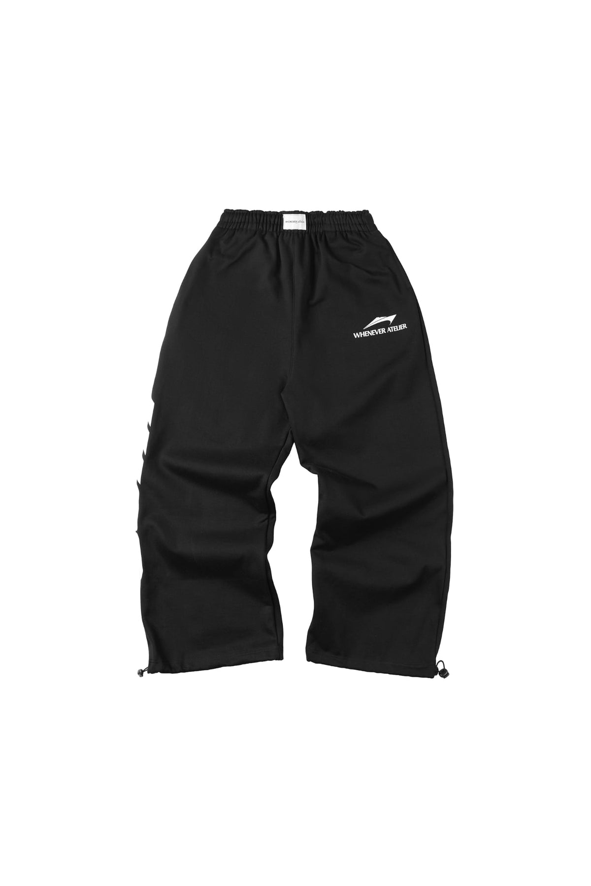 "WHENEVER" WAC SWEATPANTS / BLACK