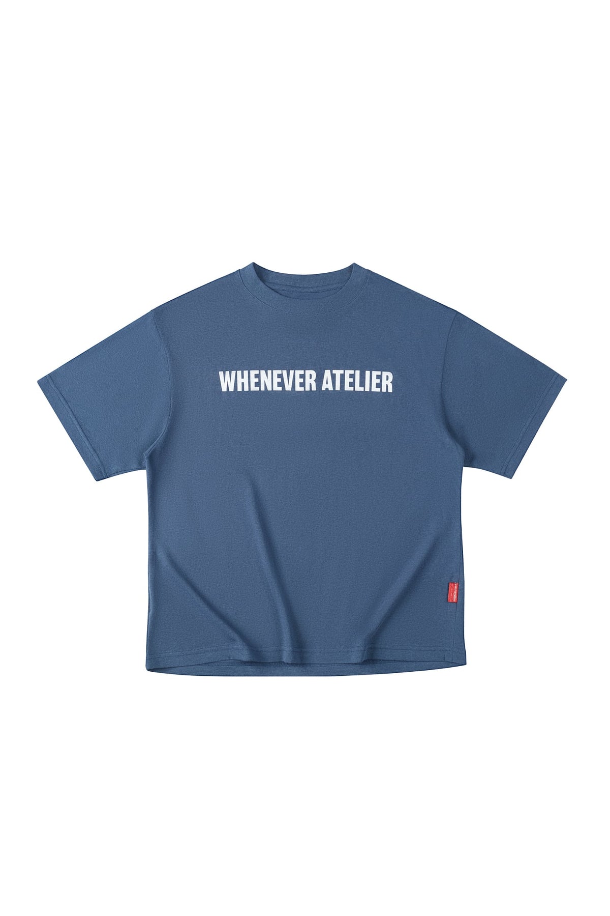 "WHENEVER" STAR MANIFESTO T-SHIRT / NAVY